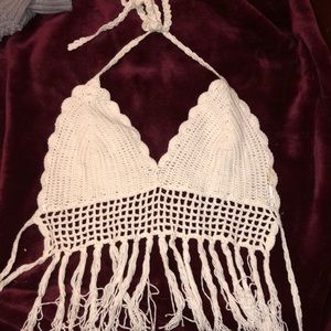 Crochet crop top